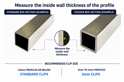 Bricklaying Profiles Telescopic Legs (Pair) Swift Profiles